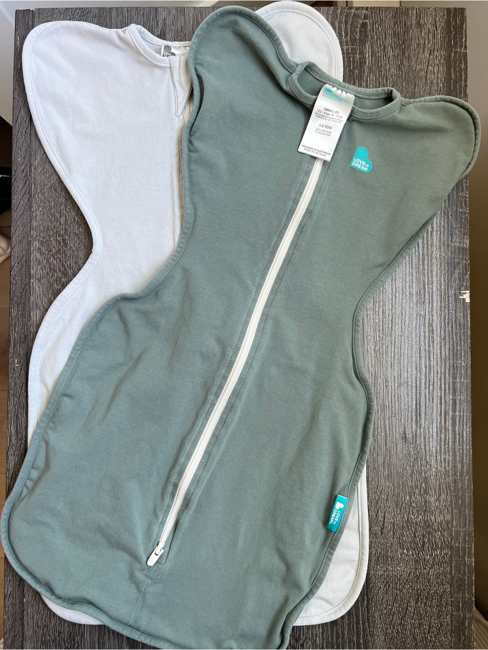 Love to Dream Swaddle UP Bundle Small 1.0 TOG Gray & White